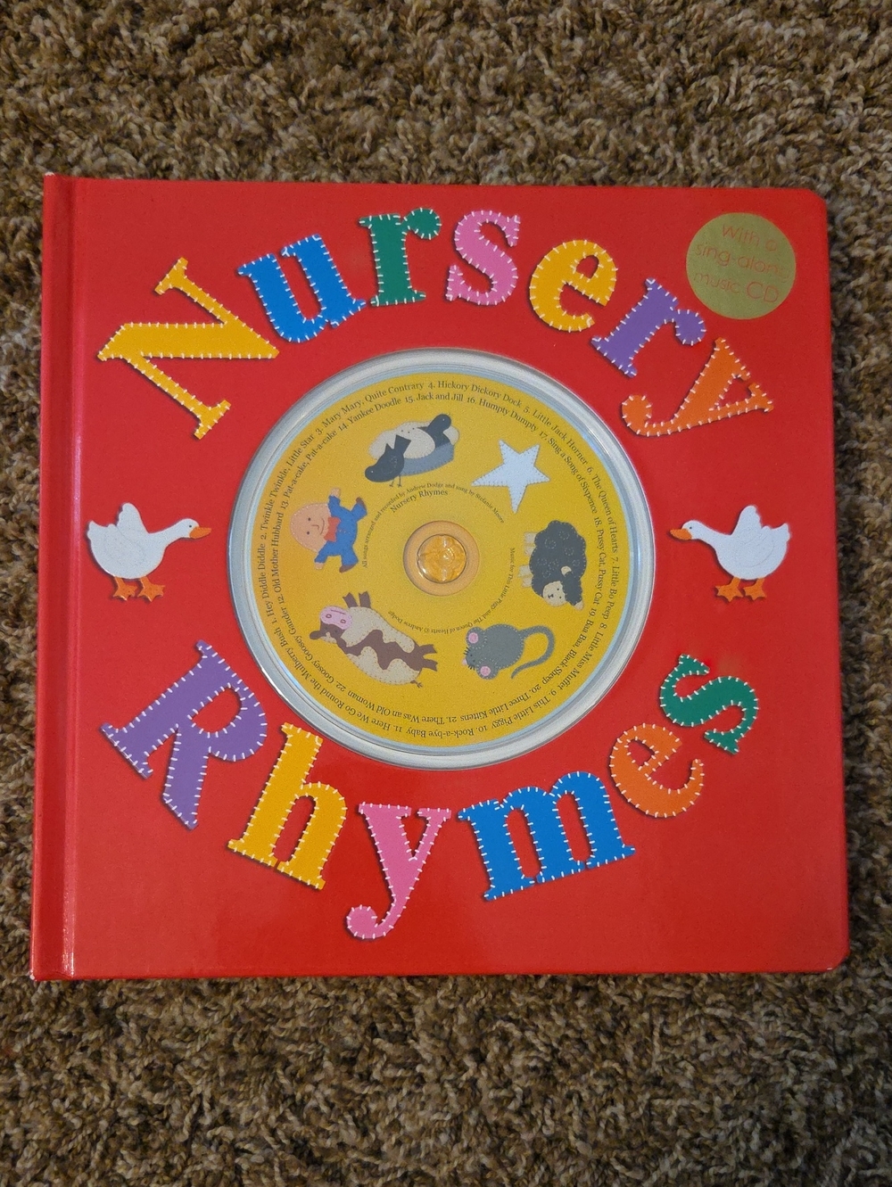 Nursery Rhymes Kids Book with CD